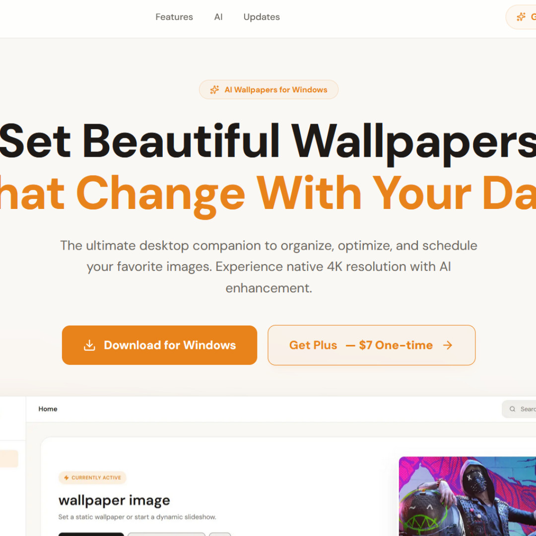 Poster v1.2.2 - AI Wallpaper App for Windows — build image